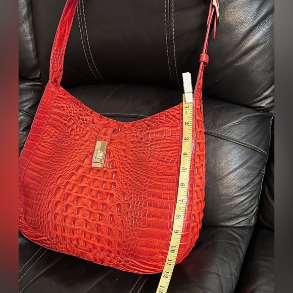 Brahmin Johanna Melbourne Embossed Leather Shoulder Bag - Picture 11 of 16